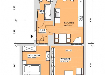 Wohnen in zentraler Lage, 08412 Werdau, Etagenwohnung