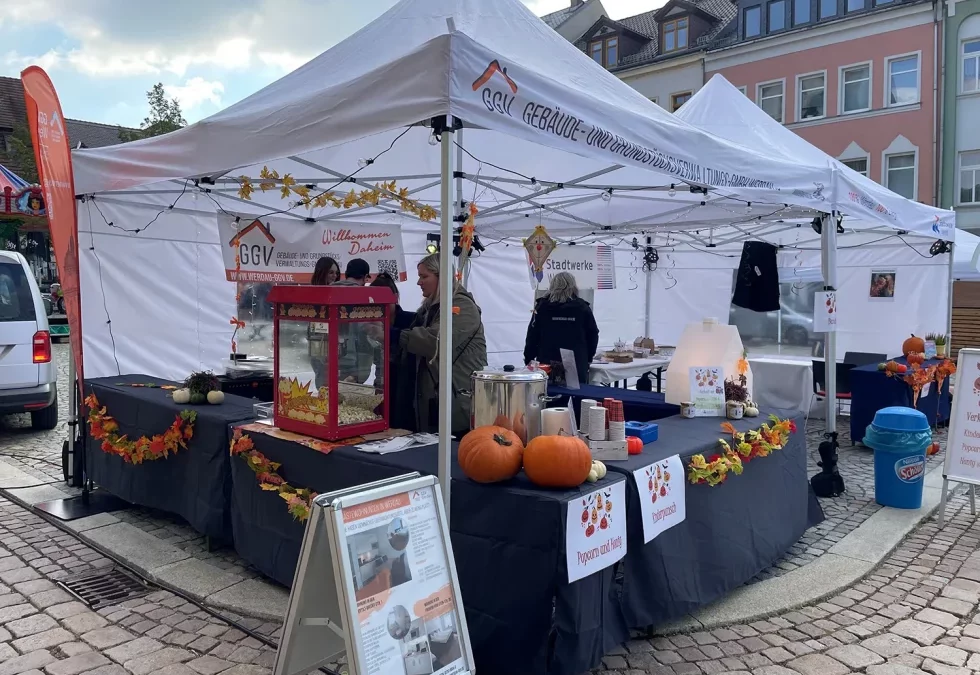 Kürbiszauber auf dem Werdauer Markt 🎃