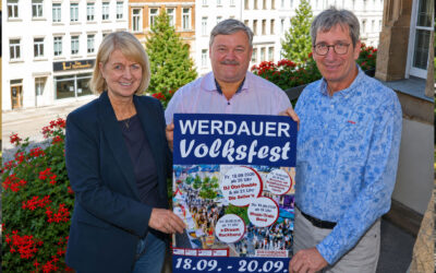 Werdauer Volksfest 2026 – drei Tage voller Unterhaltung im Herzen der Stadt
