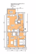 Grundriss - 2 Raum Wohnung mit Balkon zu vermieten