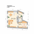 Grundriss - 2 Raum Wohnung im Zentrum zu vermieten :-)
