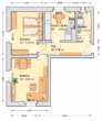 Grundriss - 2 Raum Wohnung in ruhiger Lage mit Balkon