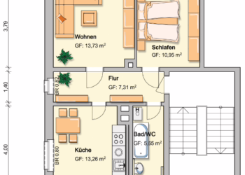 2-Raum Wohnung in ruhiger Lage!, 08412 Werdau, Etagenwohnung