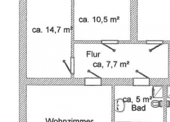 Familienwohnung in der Bahnhofsvorstadt, 08412 Werdau, Etagenwohnung
